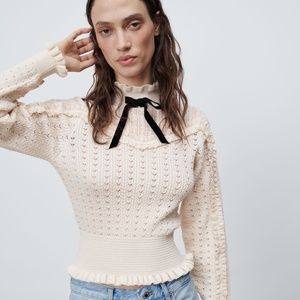 NEW ZARA Knit Sweater S